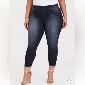 Torrid Dark Indigo Ankle Jeans
